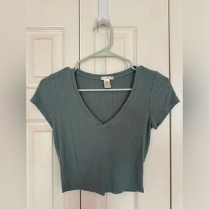 Bozzolo Cropped Short Sleeve shirt - size Small